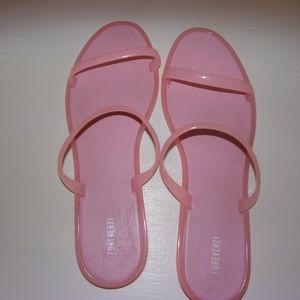 Pink sandals